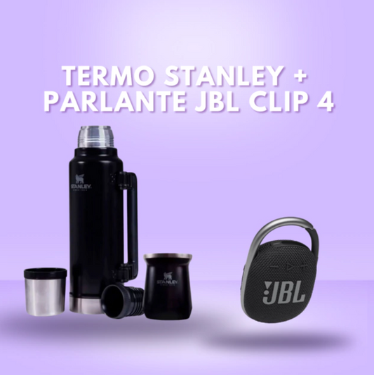 Termo Stanley (Termo + Mate) + Parlante JBL de Regalo